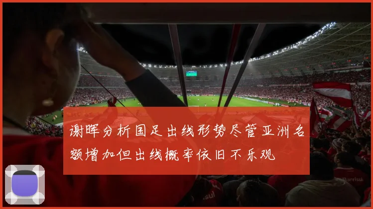 谢晖分析国足出线形势尽管亚洲名额增加但出线概率依旧不乐观